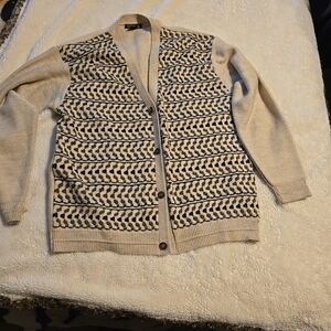 022226 Cardigan sweater pacific winds size large made in Mexico box 22t#